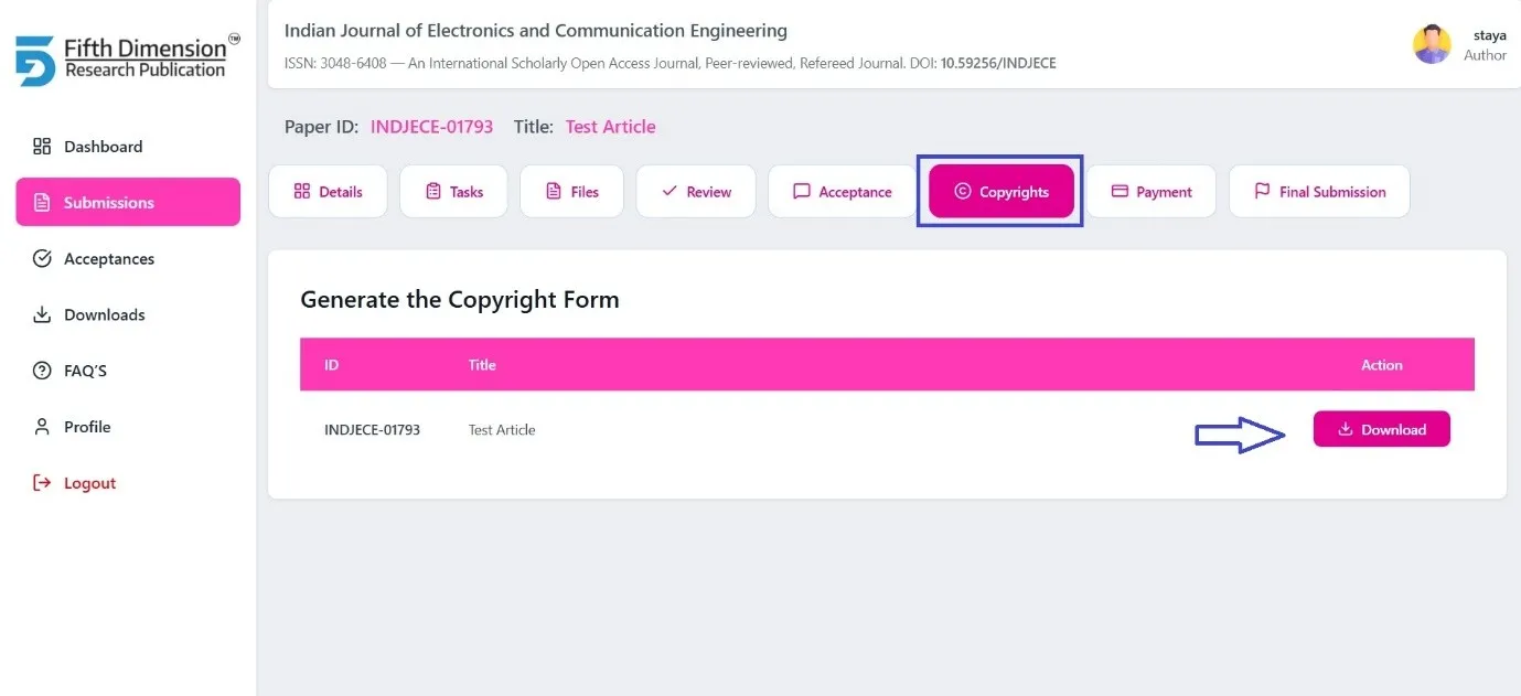 EMS Copyright Submission